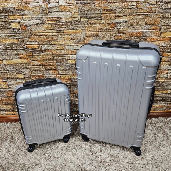 Conjunto de 2 Malas de Viagem ABS - 1 Porão 32Kg + 1 Cabine 8 a 10Kg