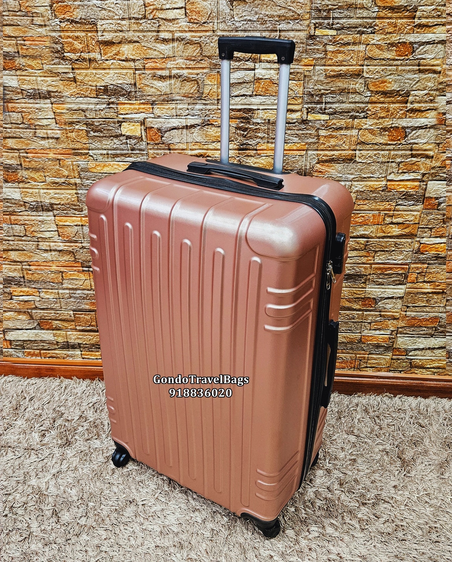 Mala de Porão Com Trolley Grande 32Kg / 75cm
