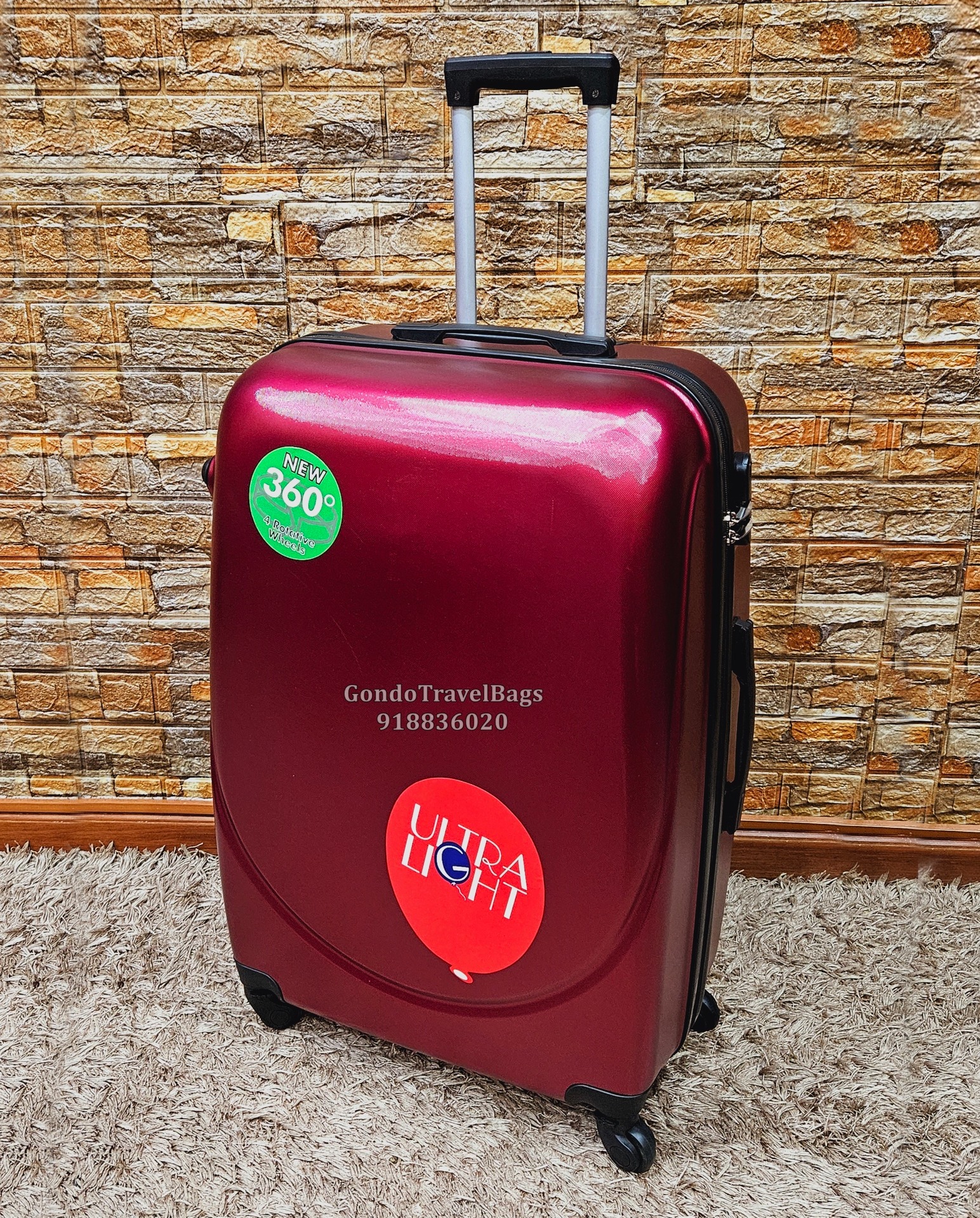 Mala de Porão Com Trolley Grande - 32Kg / 75cm