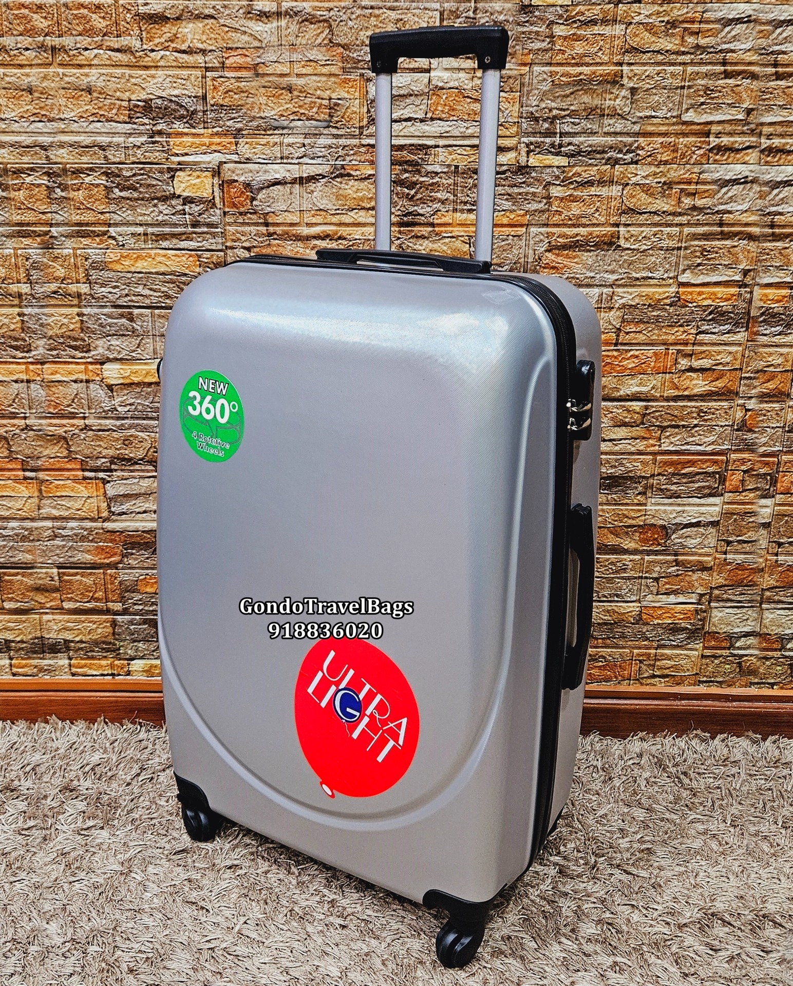 Mala de Porão Com Trolley Grande - 32Kg / 75cm