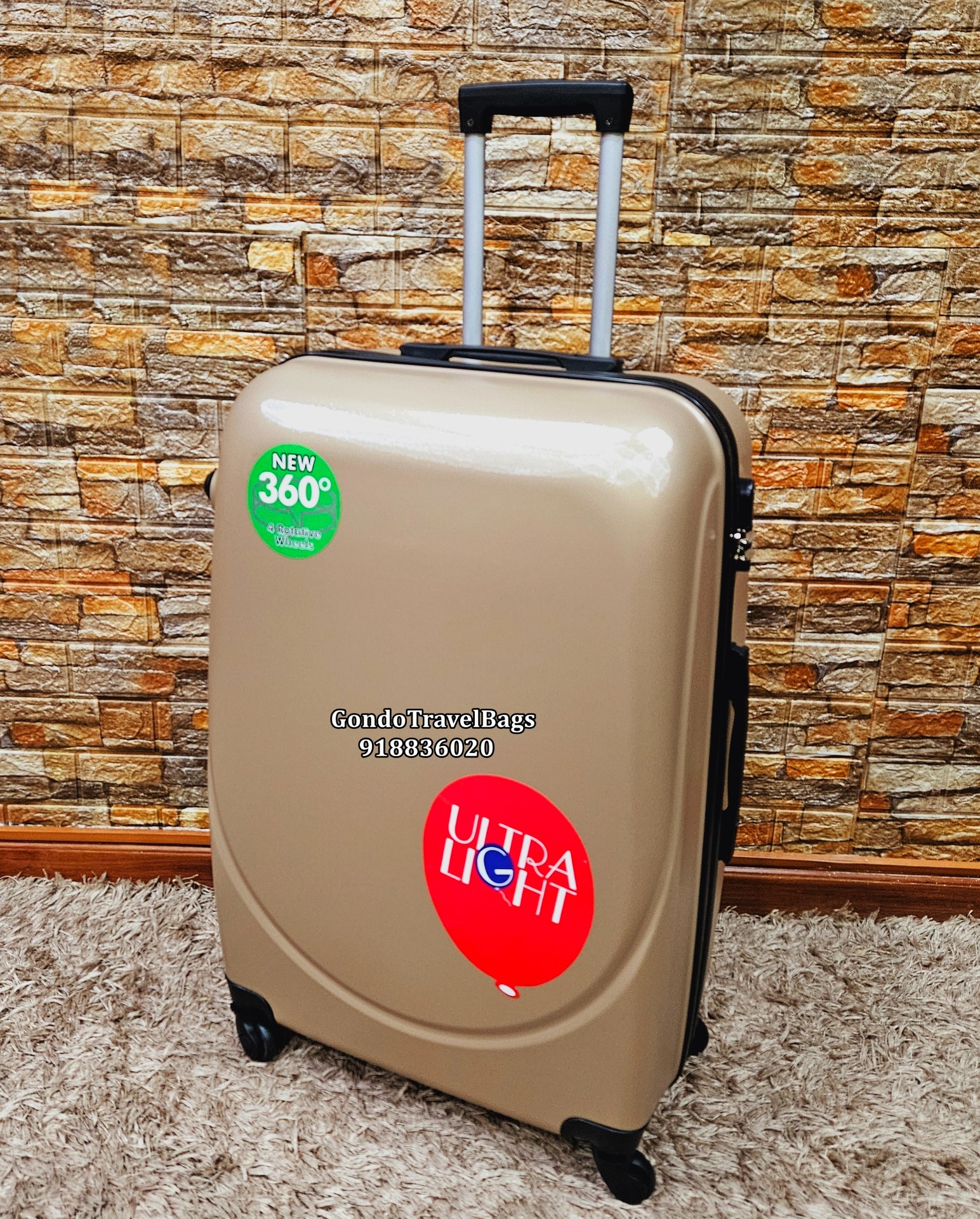 Mala de Porão Com Trolley Grande - 32Kg / 75cm
