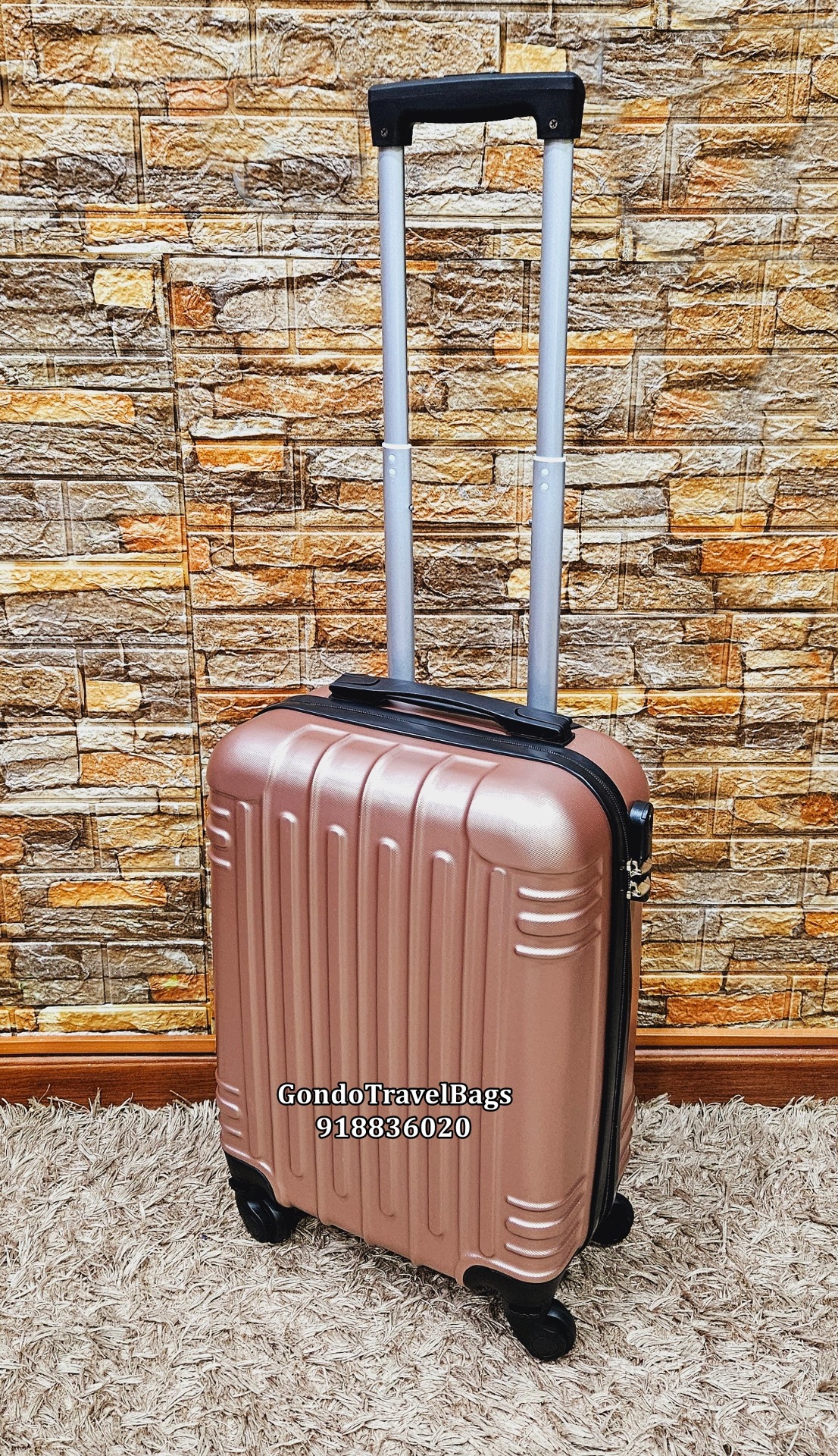 Mala de Cabine Com Trolley 55cm - Padrão + Reforçado