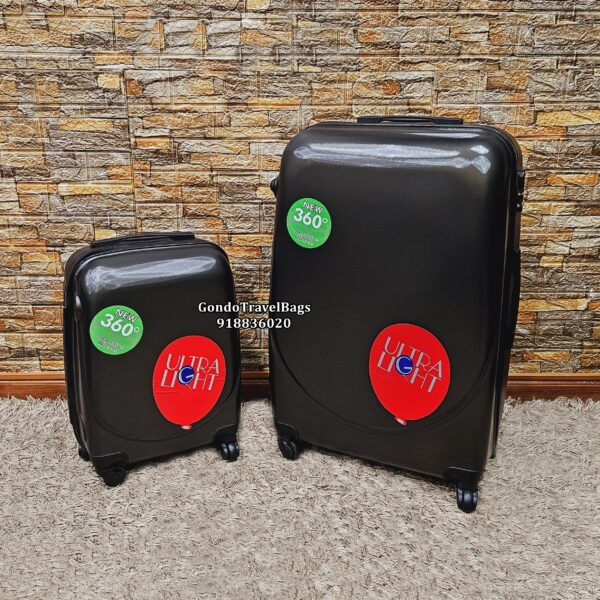 Conjunto de 2 Malas de Viagem ABS - 1 Porão 32Kg + 1 Cabine 8 ou 10Kg