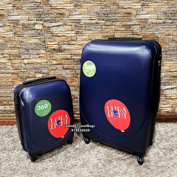 Conjunto de 2 Malas de Viagem ABS - 1 Porão 32Kg + 1 Cabine 8 ou 10Kg