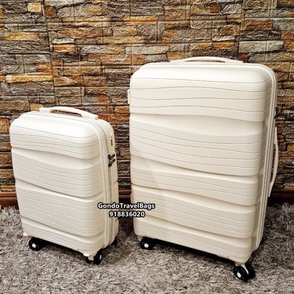 2 Malas de Viagem Polipropileno - Porão 23Kg + Cabine 8 ou 10Kg