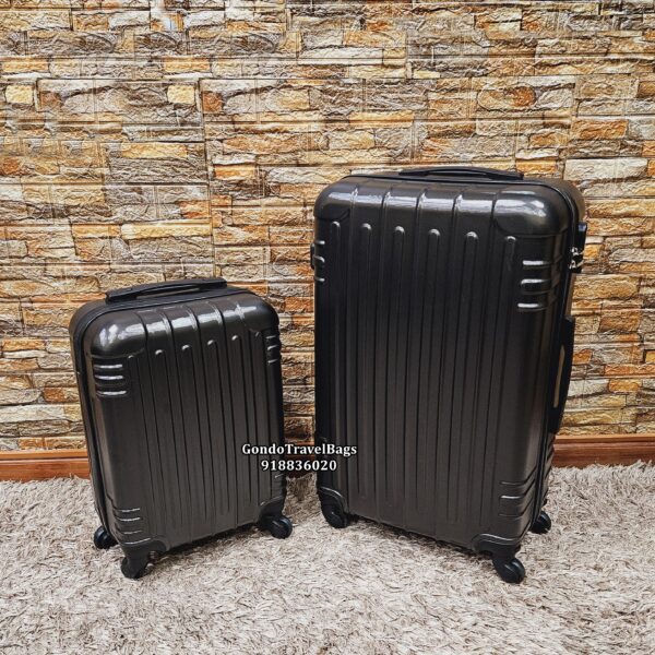 Conjunto de 2 Malas de Viagem ABS - 1 Porão 23Kg + 1 Cabine 8 a 10Kg