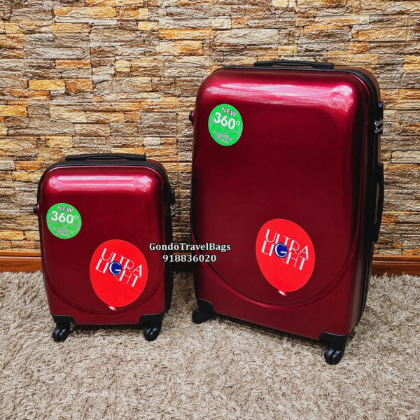 Conjunto de 2 Malas de Viagem ABS - 1 Porão 32Kg + 1 Cabine 8 ou 10Kg