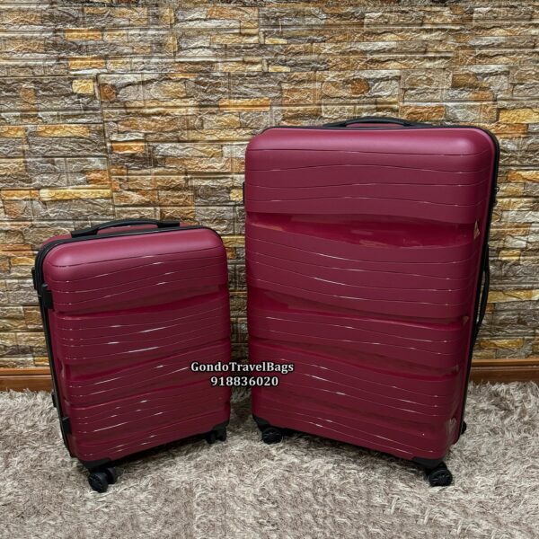 2 Malas de Viagem Polipropileno - Porão 32Kg + Cabine 8 ou 10Kg