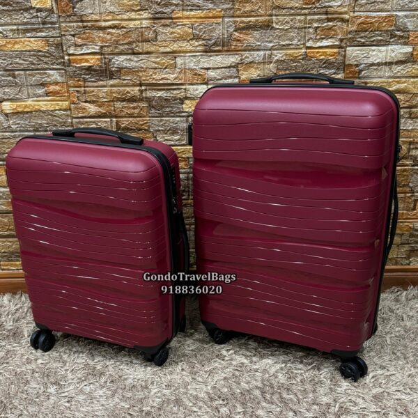 2 Malas de Viagem Polipropileno - Porão 23Kg + Cabine 8 ou 10Kg