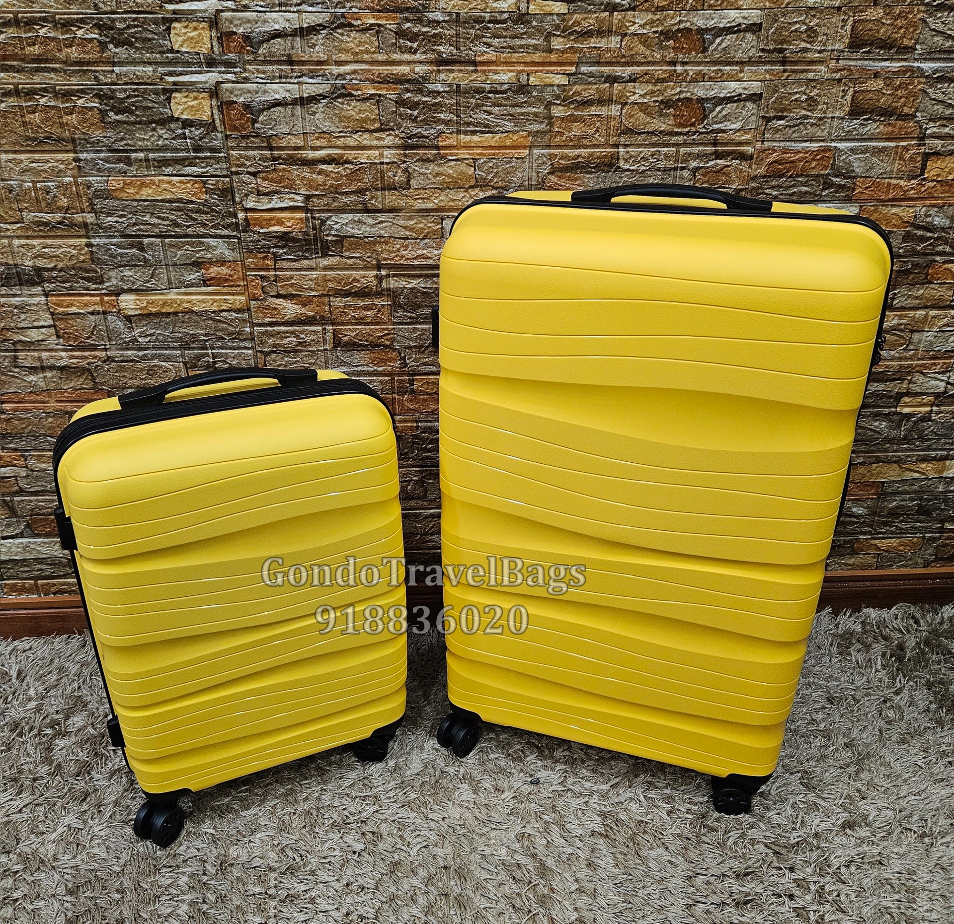 2 Malas de Viagem Polipropileno - Porão 32Kg + Cabine 8 ou 10Kg